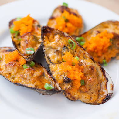Baked Mussels