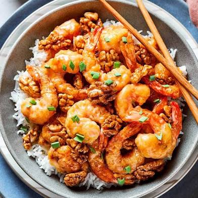 Honey Glazed Shrimp